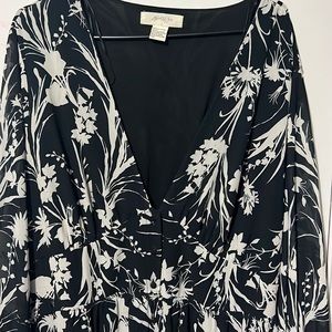 A beautiful soul (altar'd state) maxi dress. Floral chiffon long sleeve